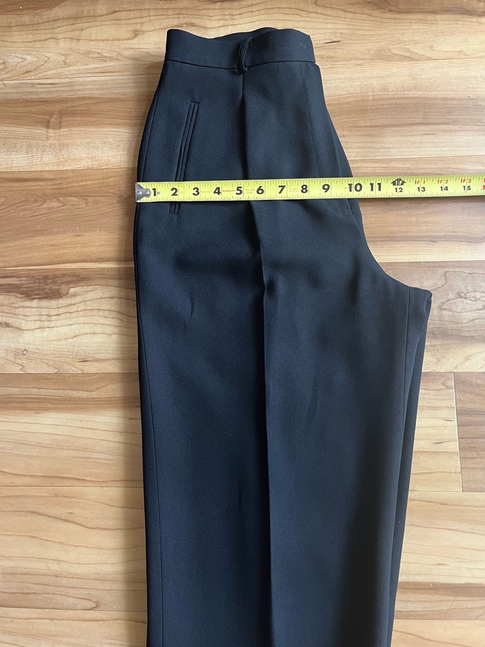 Liz Claiborne Petite Collection Black Lined Dress Pants Size 10P - Picture 9 of 11